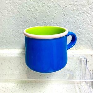 Blue lime green Mug